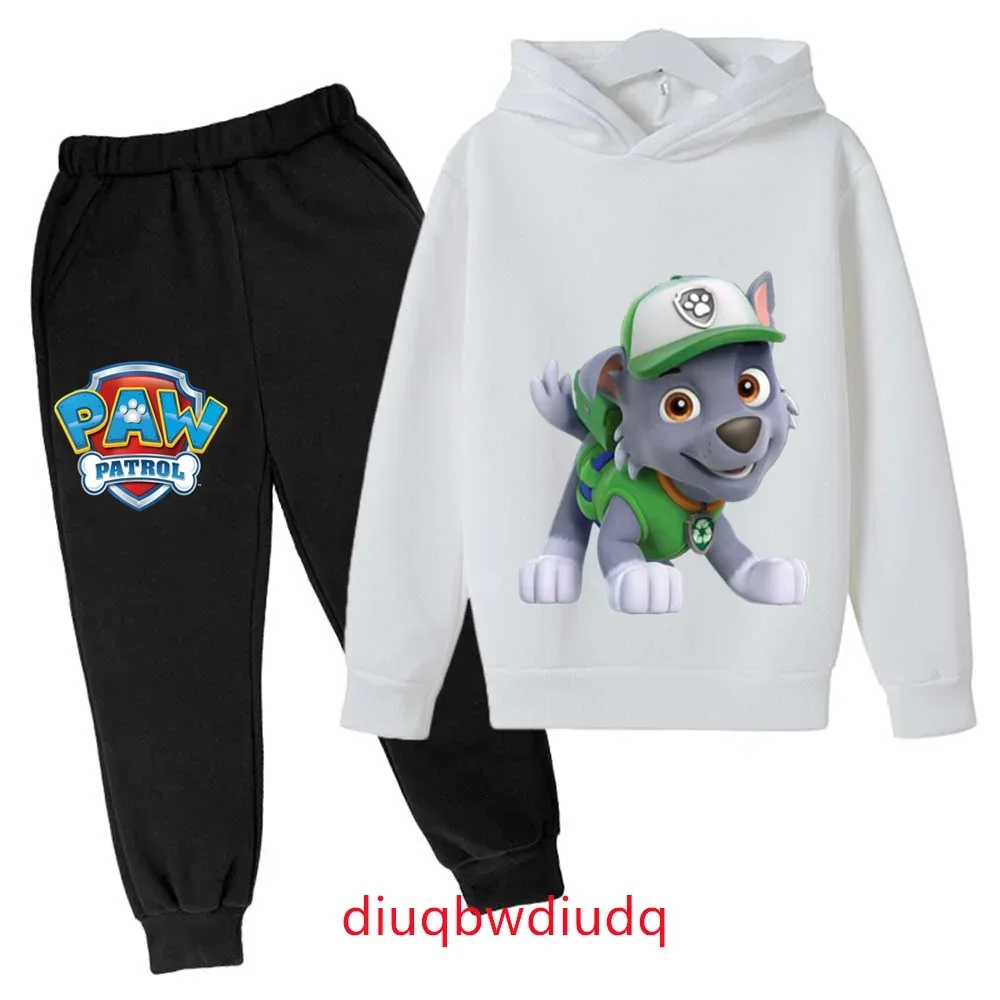 Spring Autumn Children PAW Patrol Clothing Suit Baby Boys Girls Clothes Kids Sport Hoodies Pants 2Pcs Sets Toddler Tracksuits