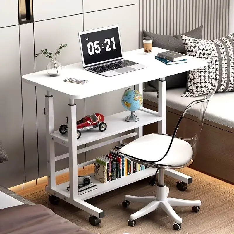 Simple Laptop Desk Lazy Bed Desk Learning Simple Small Table Learning Table Movable Bedside Adjustable Portable Laptop table