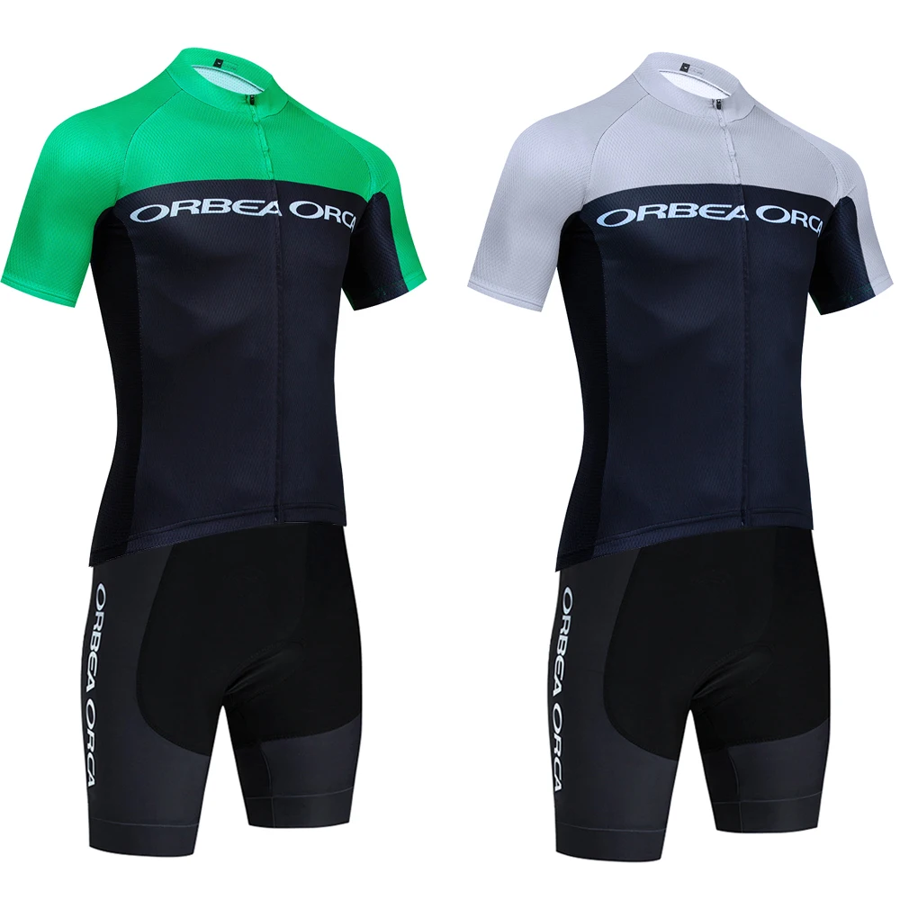 Nuevo 2025 Jersey de Ciclismo verde ORBEA ORCA bicicleta Jersey pantalones cortos conjunto hombres mujeres Ropa de secado rápido Ciclismo Pro bicicleta camiseta Ropa