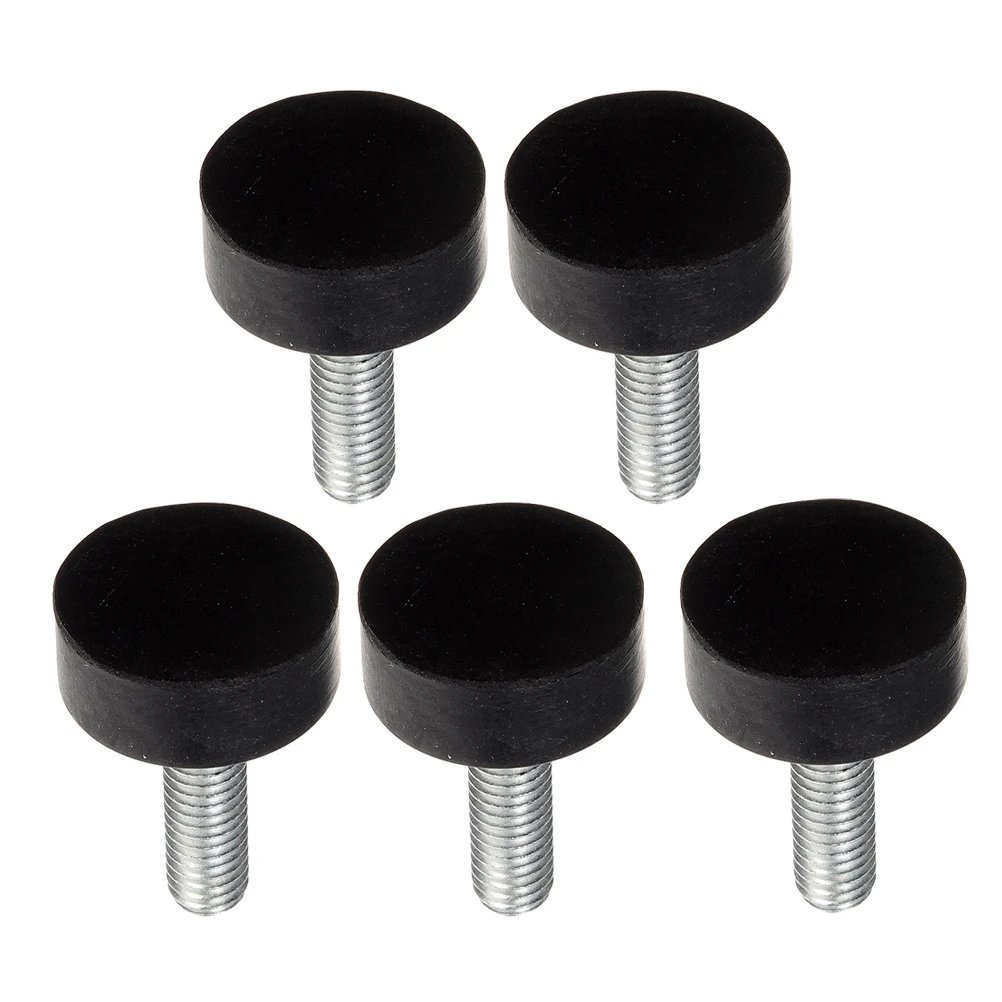 

5pcs Adjustable Rubber Screws Included Anti-Slip Leveling Chairs Tables Home Office Durable Support Legs Furniture Legs Levelers