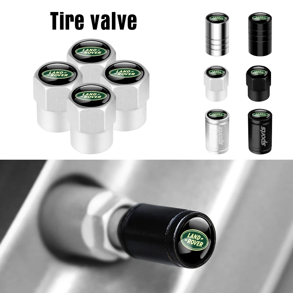 4Pcs Auto Ventil Kappen Rad Reifen Air Reifen Stem Schutz Abdeckungen Für Land Rover Range Rover L322 Sport Freelander l320 Discovery