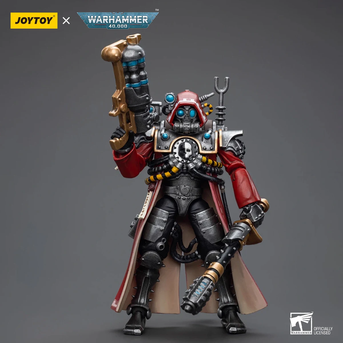 JOYTOY Warhammer 40K Action Figure Adeptus Mechanicus Skitarii Ranger With Transuranic Arquebus Data-tether Model Alpha Figures