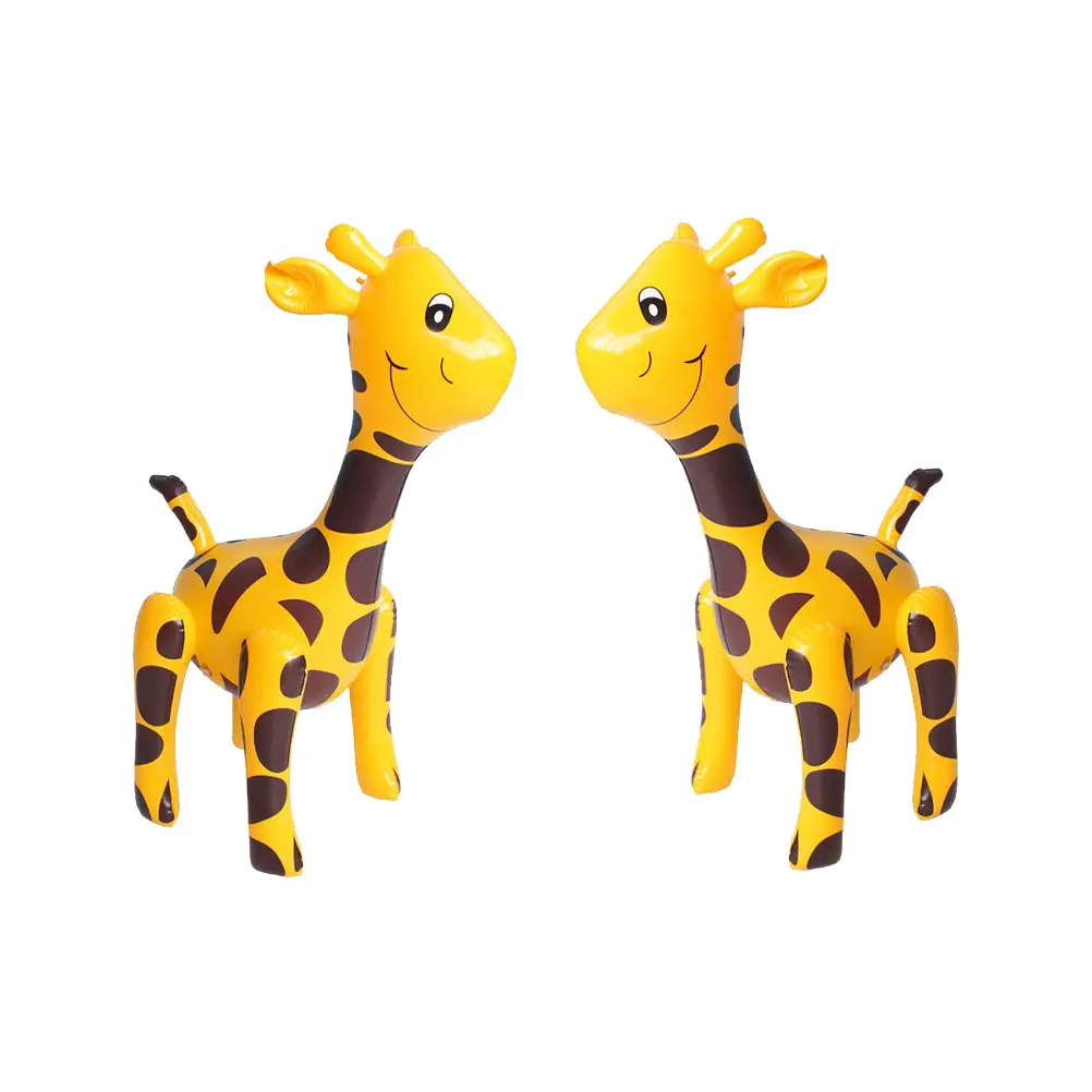 

2pcs Pvc Inflatable Giraffe Balloons Premium Air-Leak Resistant Funny Party Decoration Animal Shaped Wedding Valentine Home Bar