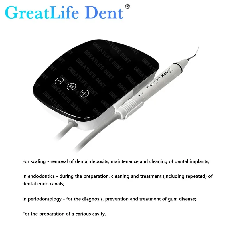 GreatLife-máquina de limpieza ultrasónica para VRN-A5 de abolladuras, escarificador Dental, elimina el sarro con luz Led, limpieza de dientes, Clínica de dentista