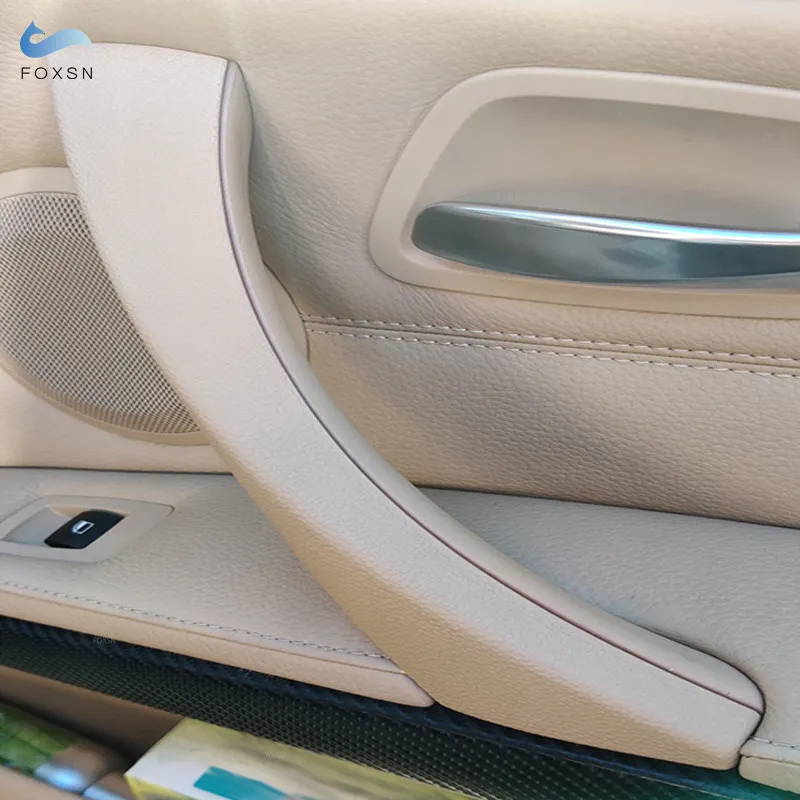 

6pcs LHD Car Accessories ABS Beige Interior Door Handle Pull Cover Trim For BMW 3 Series E90 E91 316 318 320 325 328i