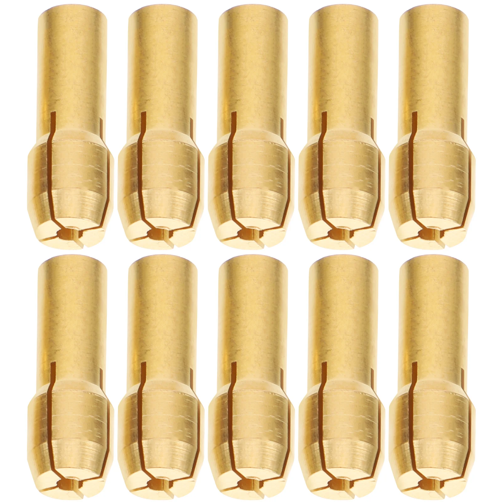 10 шт., 2 мм, цанга для шлифовальной машины, медная конструкция, прочный, долговечный адаптер, цанга для шлифовки