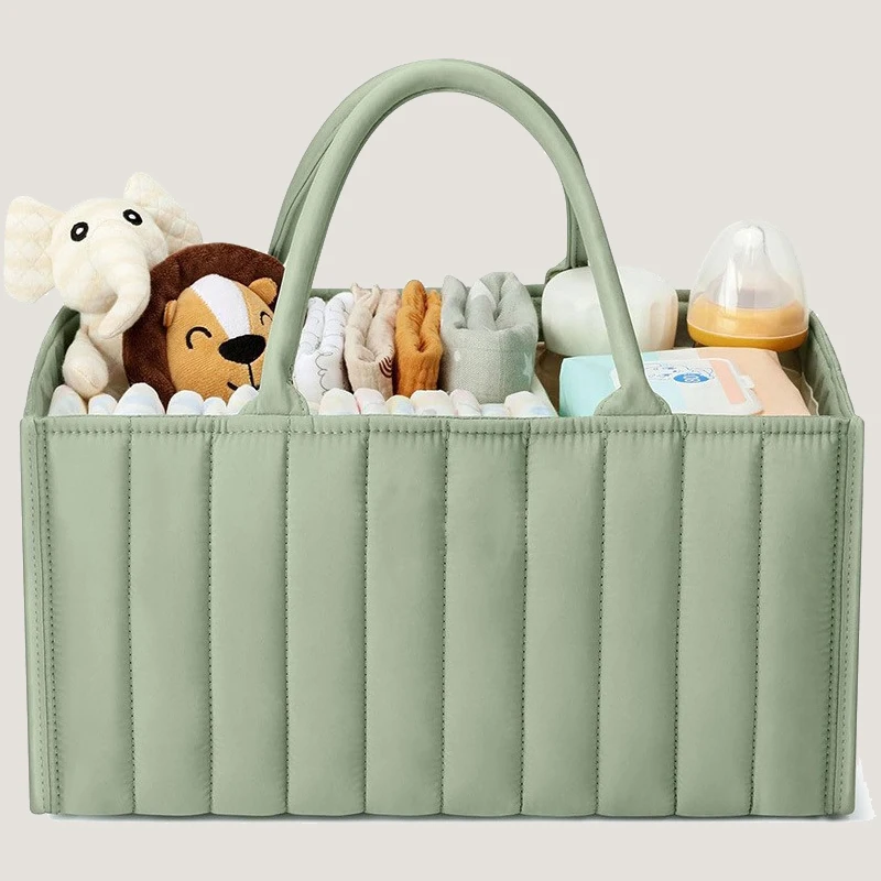 Hot Selling 0-24 Month Portable Newborn Baby Diaper Storage Bag Multifunctional Diaper Box Large Capacity Folding Mommy Bag