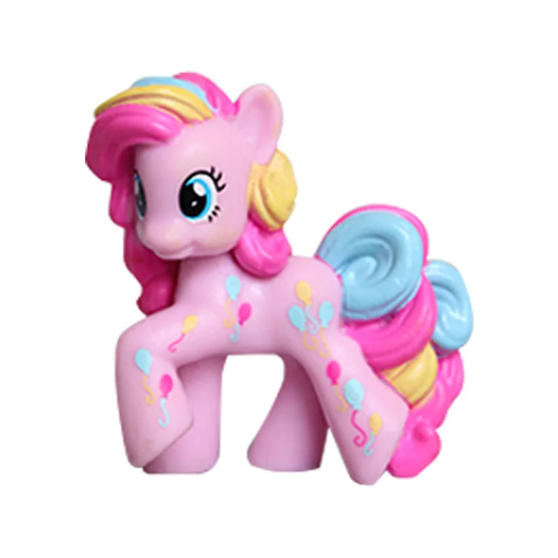 Hasbro My Little Pony Figures Cute Kawaii Rainbow Dash Applejack Rarity Fluttershy Pinkie Pie anime figure Toys Kids Gifts