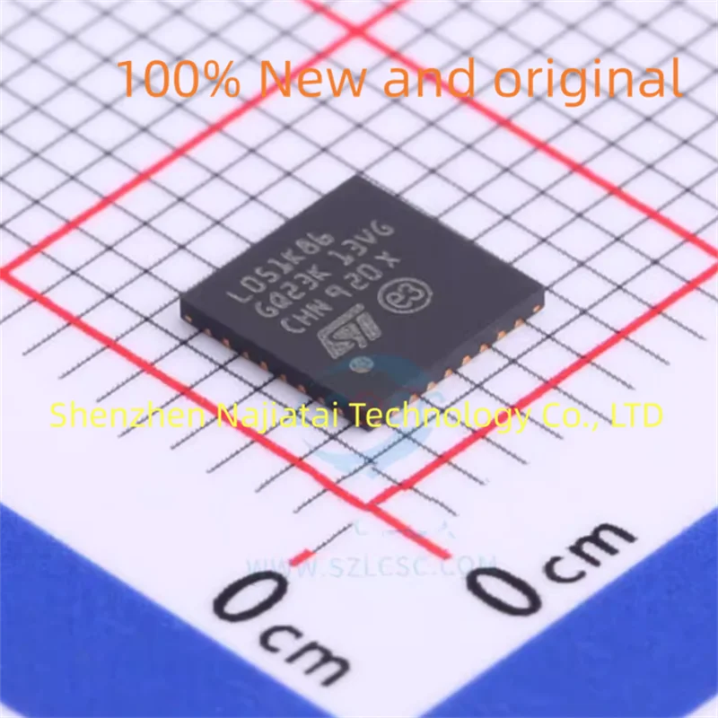 

10 шт./лот 100% Новый оригинальный чип STM32L051K8U6TR STM32L051K8U6 L051K86 QFN32