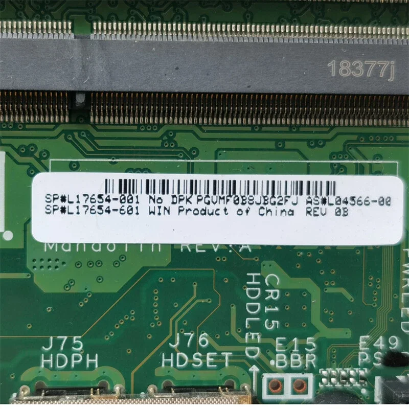 L17654-001 For HP ProDesk 400 G4 DM Motherboard DA0F80MB6A0 L17662-601 L04566-001 Mainboard 100% Tested Full work