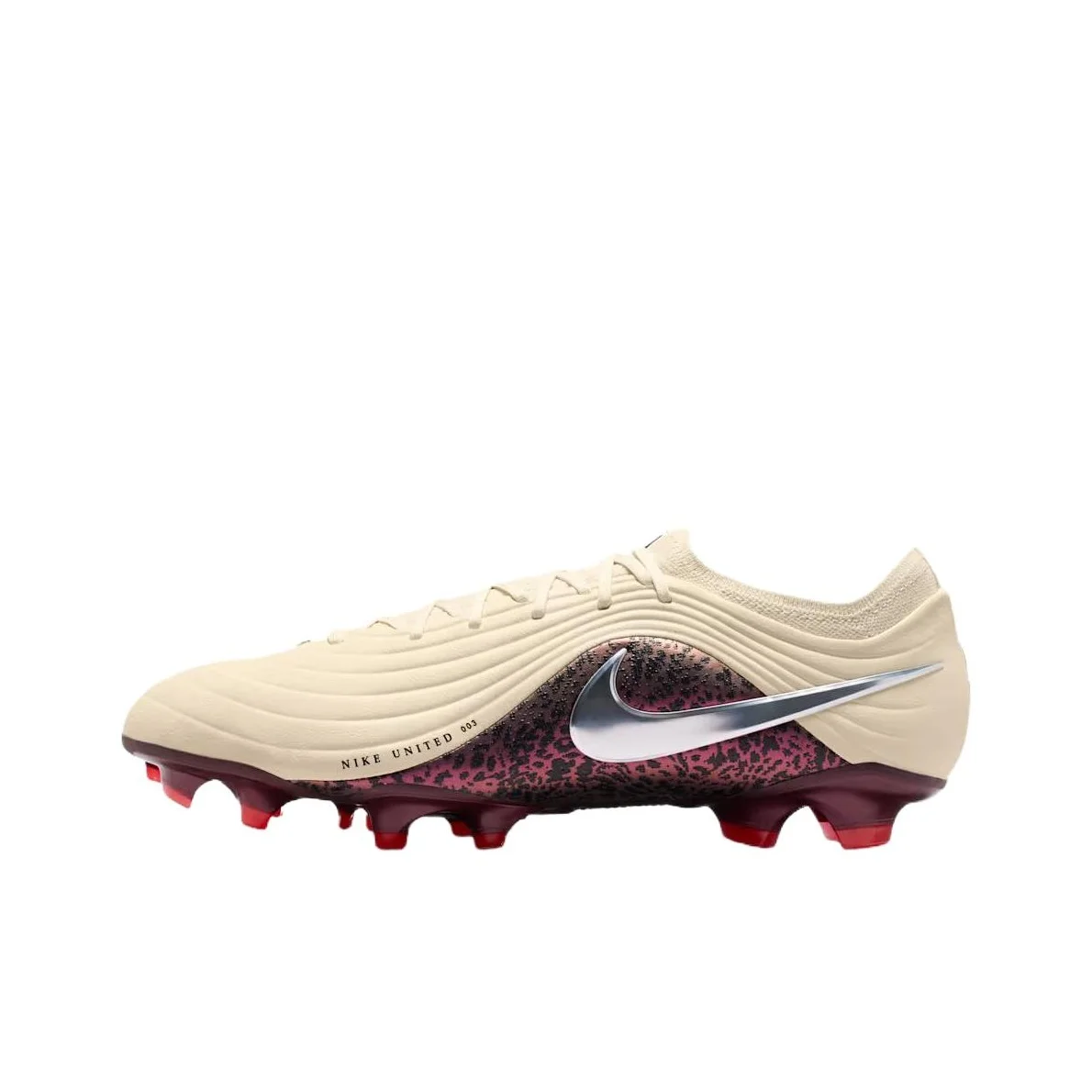 Zapatillas de fútbol Nike Tiempo Maestro FG para terreno firme, unisex, beige, rojo, IO8457-201