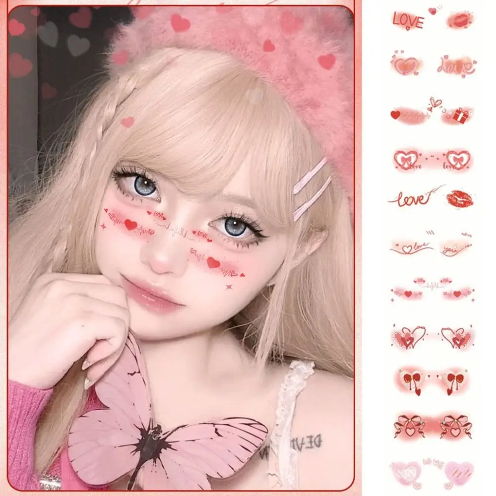 

Waterproof Freckles Blush Stickers Long Lasting Facial Art Face Temporary Tattoos Disposable Makeup Stickers Live House