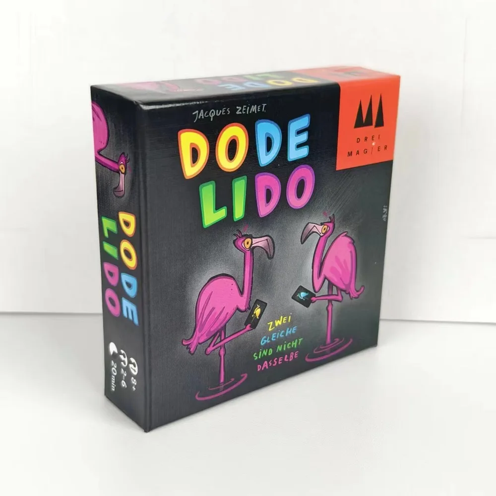 DODE LIDO sfida te stesso e divertiti con il gioco di carte versione inglese DODELIDO per tutte le età