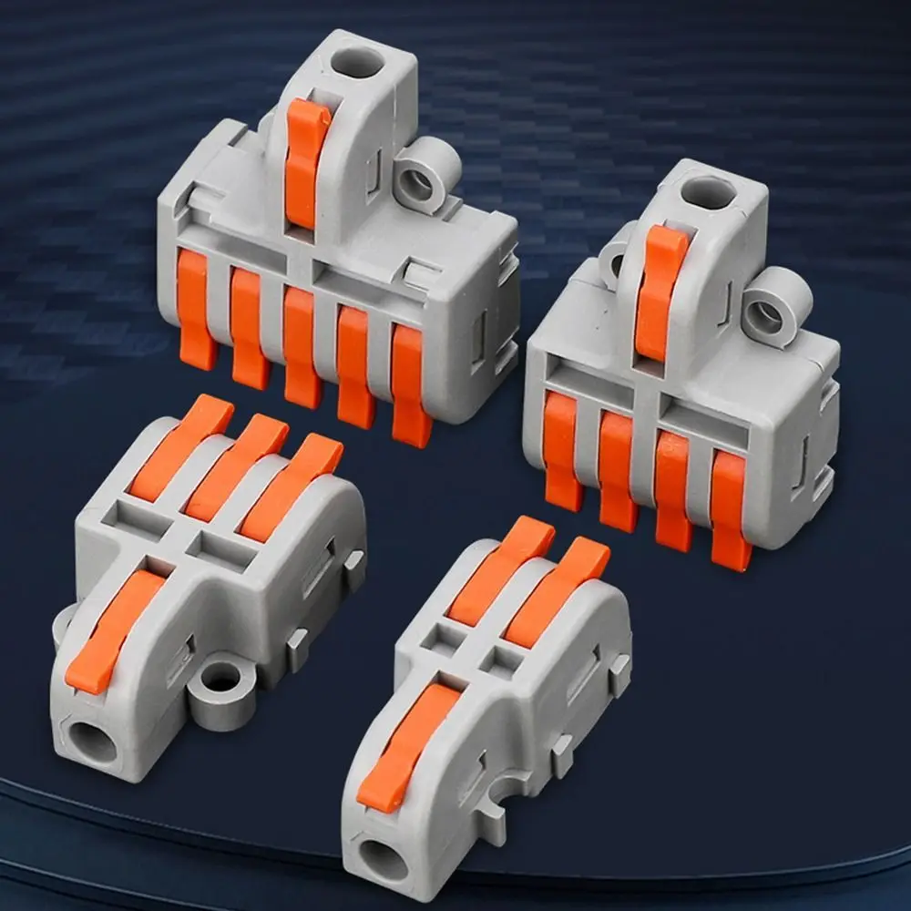 Wire Connector Quick Terminal Block Compact Splice Electrical Connectors Quick Electrical Cable Splice Electrical Supplies