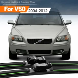2pcs For Volvo V50 2004-2012 Front Windshield Wiper Blades 2005 2006 2007 2008 2009 2010 2011 Windscreen Window Accessories