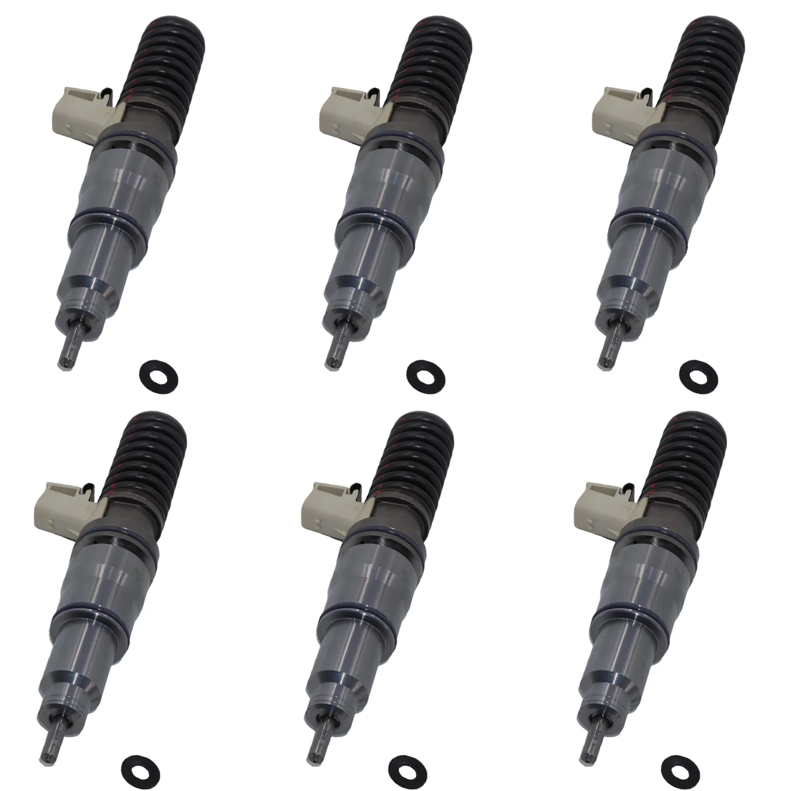 

6PCS Fuel Injector BEBE4D08004 For VOLVO FH 480 HP MD13 3132 2005-Truck