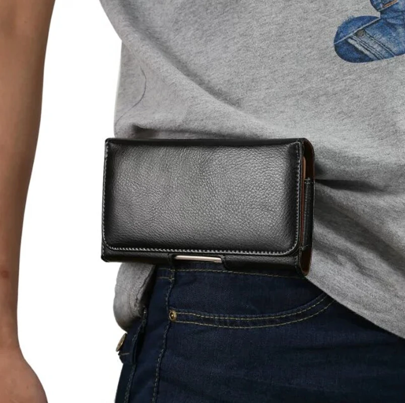 Universal เข็มขัดหนังแท้สําหรับ iphone Samsung Galaxy S25edge S25 Ultra S24FE A56 A36 A26 iphone Xiaomi เอวกระเป๋า