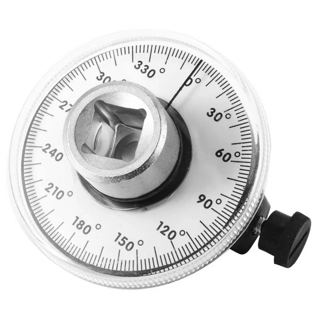 1/2 Inch Drive Torque Angle Gauge 360 Degree Angle Rotation Measurer Hand Tool Wrench Measuring Automotive Meter Tool
