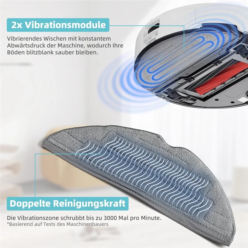 A98G-روبوت ملحقات المكنسة الكهربائية 8 قطعة منصات ممسحة ستوكات مسح القماش ل Roborock S8 Pro Ultra