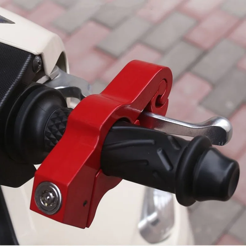 

Moto Safety Locks Motorcycle Handlebar Lock Fit Grip Street Security Scooter Atv Dirt Bikes Auto Theft Protection