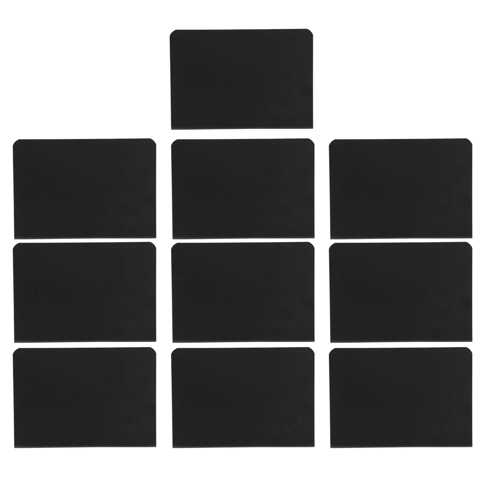 10 Pcs Small Blackboard Supermarket Label Tabletop Easel Mini Chalkboards Sign Buffet Office