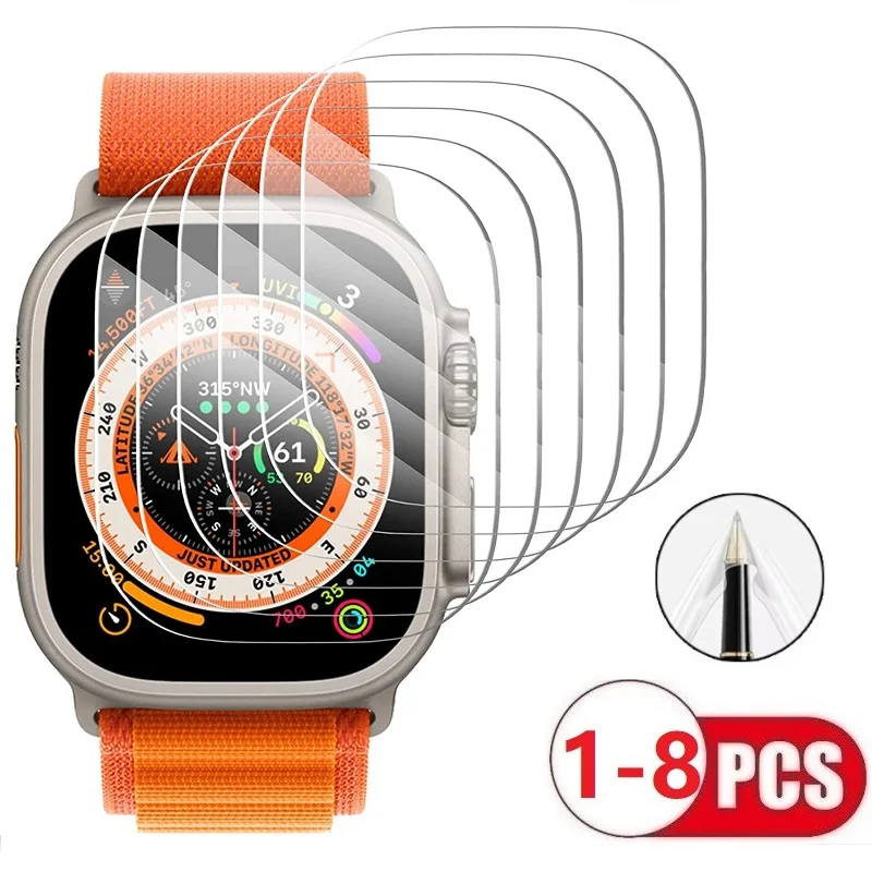 

Screen Protector For Apple Watch iwatch Ultra 2 49MM 1 2 3 42MM 38MM 6 5 4 SE 40MM 44MM 9 8 7 45MM 41MM Soft TPU Screen Film