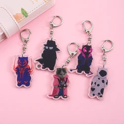 Spider-Man Acrylic Keychain Cartoon Character Ornament Key Bag Pendant Clothing Accessories