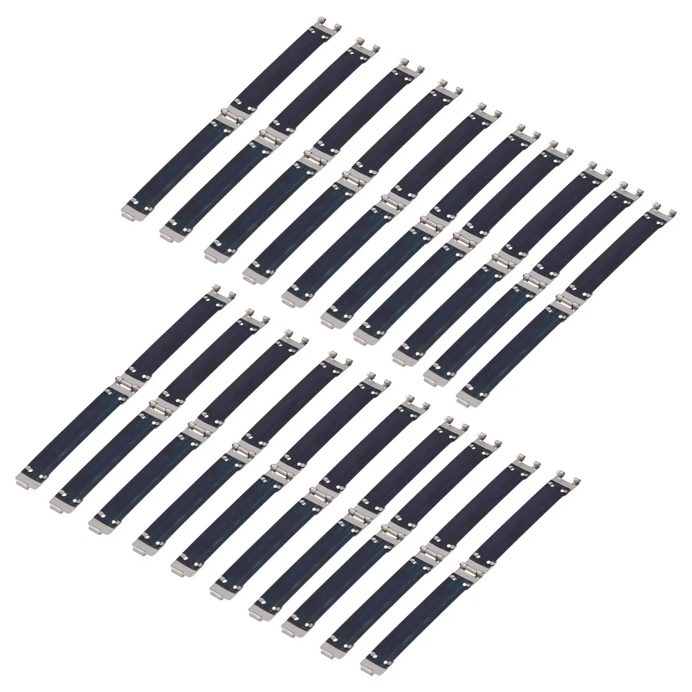 20pcs 10cm/3.94in Long Metal Bag Frame Metal Material Spring Clip Hook Coin Purse Frame Silver Internal Flex Frame