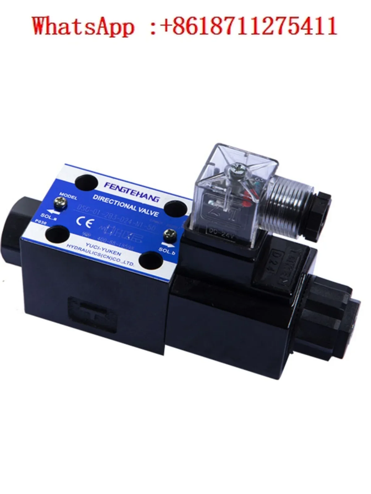 

FTH Yuci Yau Yan Series Hydraulic Valve DSG-01-3C2/2B2/3C4/A220/CG24 Solenoid Reversing Valve