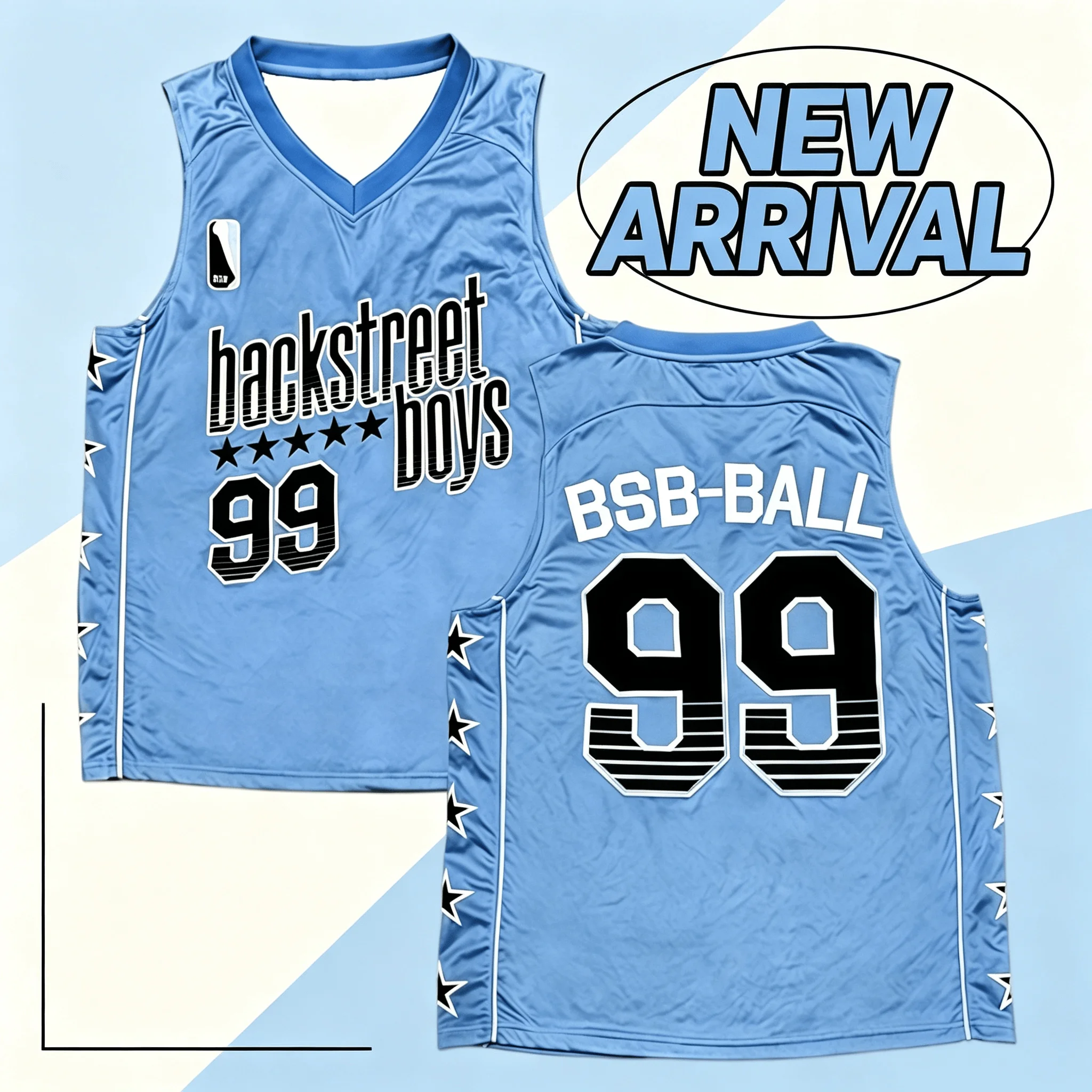 Backstreet Boys Into The Millennium Tour BSB-BALL 2026 New Basketball Jersey Men's Woman's Summer Breathable Quick-dry Tank Top