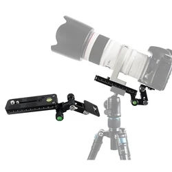 BEXIN Long Quick Release Plate Board Slide Rail Adapter Mount Telephoto Lens bracket holder Compatible For RRS Arca Swiss Tripod
