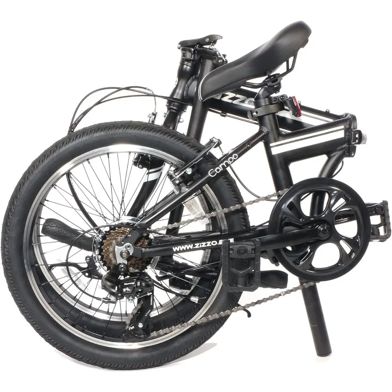 Campo 20 inch Folding Bike with 7-Speed, Adjustable Stem, Light Weight Frame