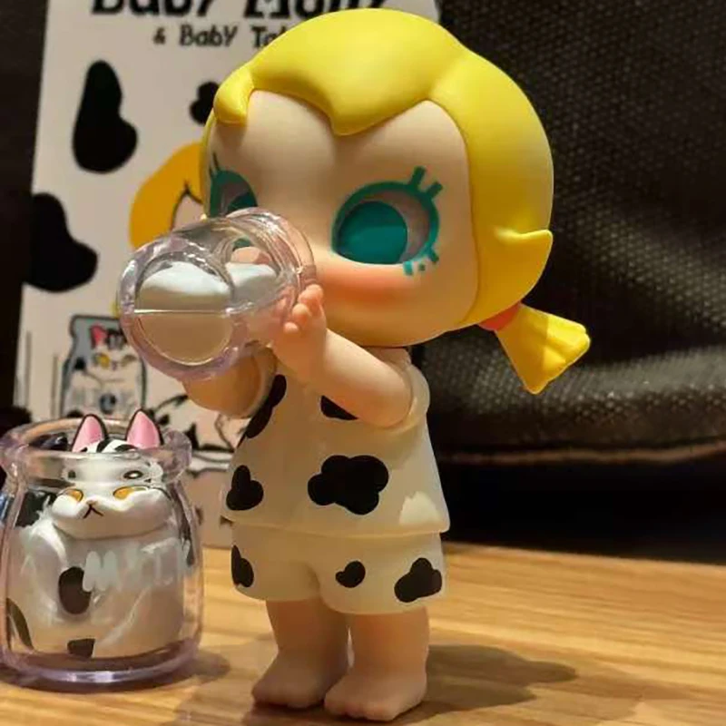 

Baby Molly Baby Tabby Series Blind Box Anime Action Figure Guess Bag Ornament Figurines Decor Desktop Dolls Model Girls