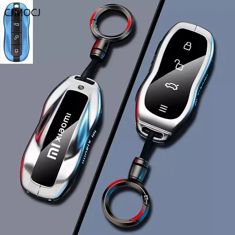 

Чехол для автомобильных ключей из цинкового сплава, держатель для ключей, пряжка для Xiaomi SU7 (2024)/MAX/Founder's Edition/PRO