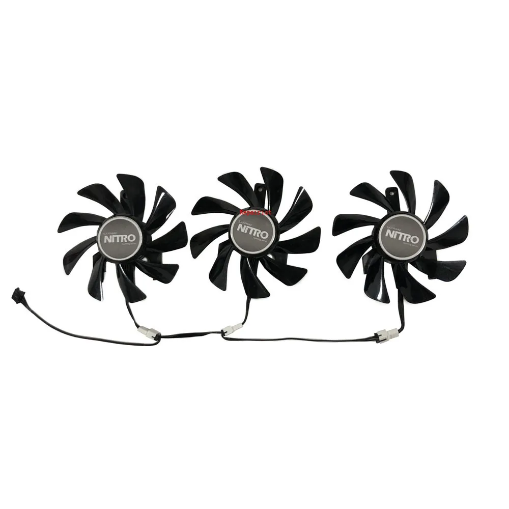 3Pcs/Set GPU Cooler Video fan For Radeon Sapphire R9 FURY R9-fury 4GB HBM Tri-X OC Graphics Card Cooling System As Replacement