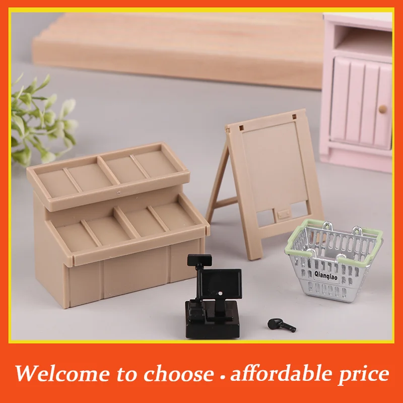 .1pc new Mini Dollhouse Miniature Furniture Coffee Maker Coffee Cup Storage Shelf Simulation Dollhouse Decor DIY Toys Doll House