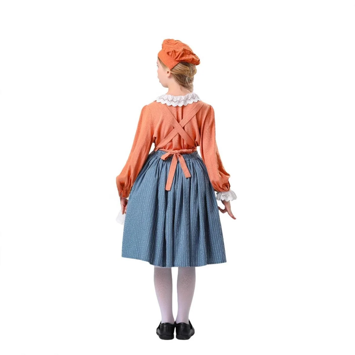 레트로 할로윈 의상 아동 무대 공연 의상 시골 스타일 민속 의상 레트로 테마 파티 의상