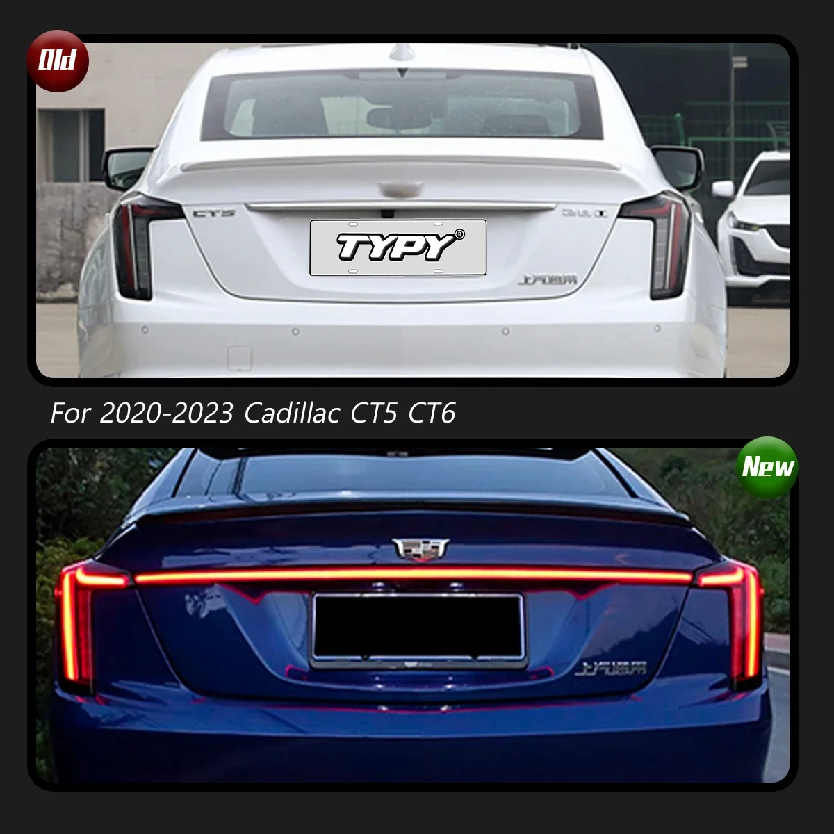 Car Lights For Cadillac CT5 CT6 Taillight 2020-2023 LED Projetor Tail Lamp Daytime Running Light Automotive Accessories