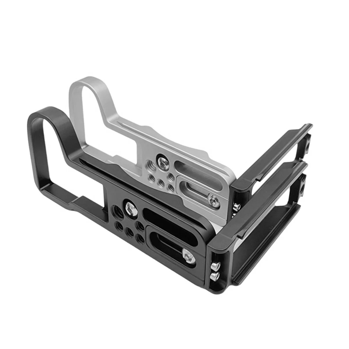 Câmera ajustável vertical de liberação rápida l placa/suporte aperto de mão para panasonic s5ii g9ii câmera prata