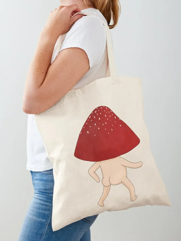 

thicc mushroom Tote Bag Lady bags custom fabric bag large size bags custom bags