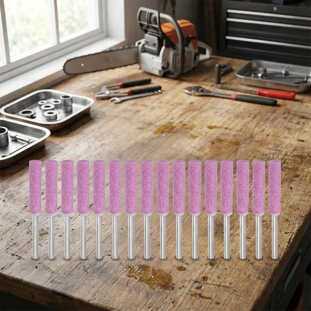 32 Pcs Diamond for chainsaw Sharpener Kit with Polishing Stones and Grinding Files for Reliable and Tool Maintenance