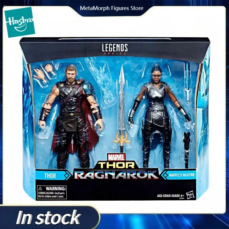

Original Hasbro Marvel Legends Series Thor & Valkyrie Anime Figure Toy Collection Gift