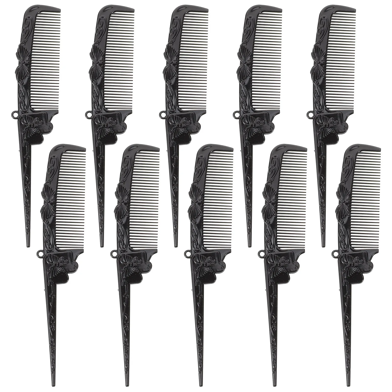 

10pcs Retro Folding Hair Accessories Women Vintage Styling Plastic Pocket Child Parting Fine Tooth Dandruff