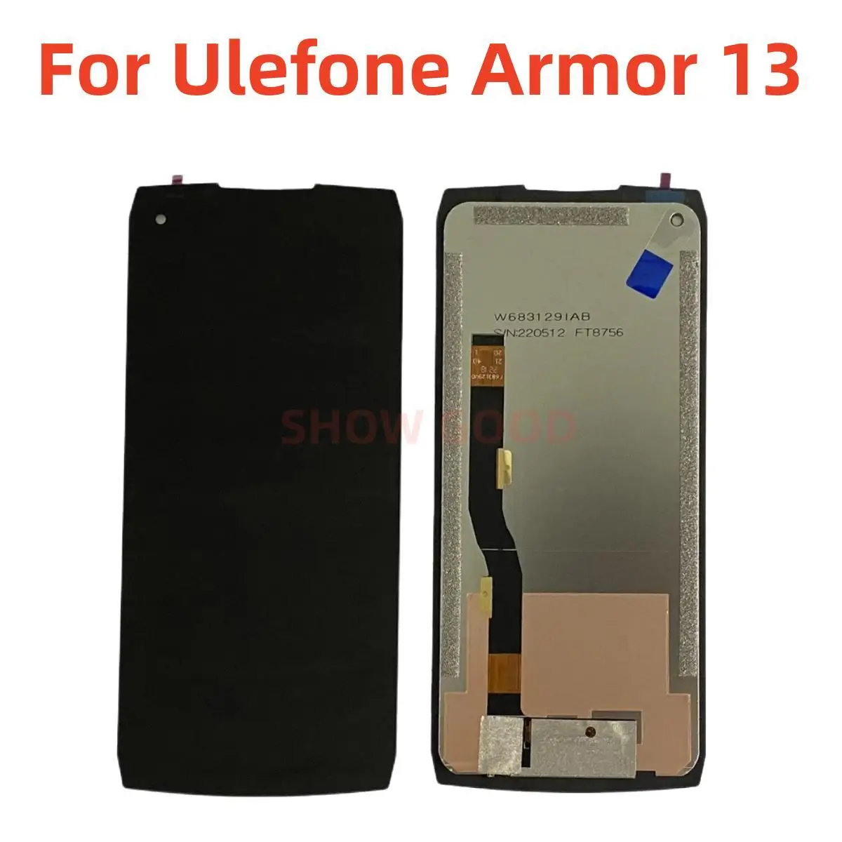 New Original 6.81 Inch Touch Screen LCD Display Assembly Replacement For Ulefone Power Armor 13 Android 11 Smart Phone