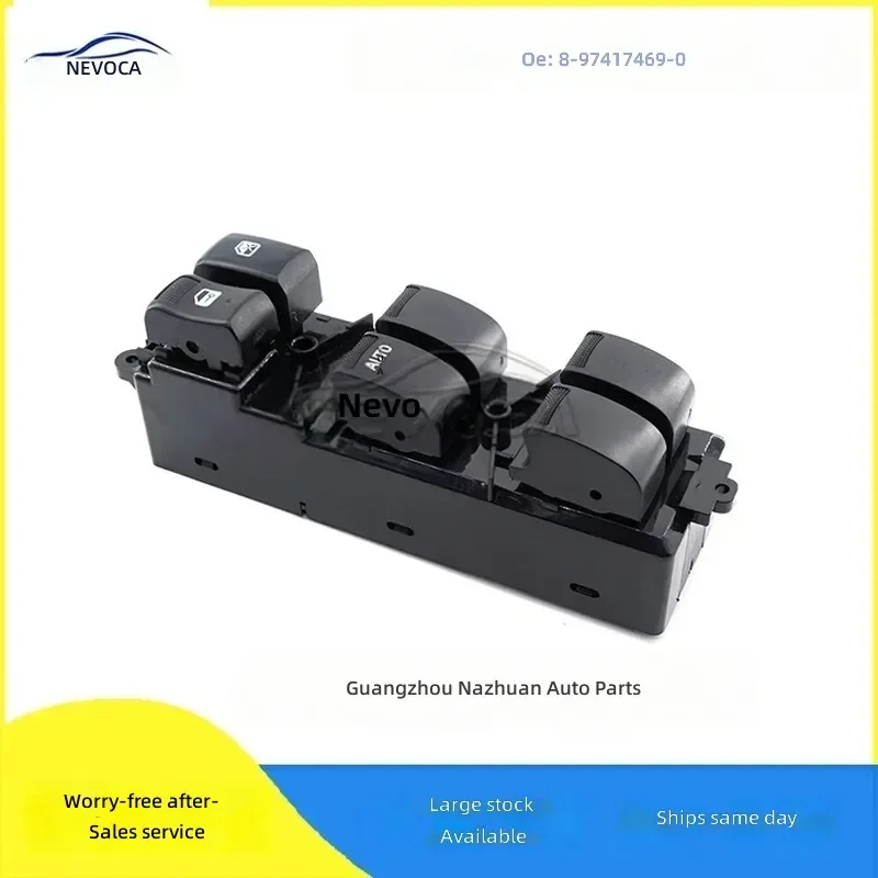 For Suzuki D-Max Left Front Power Window Switch 8-97417469-0 Electric Glass Lift Control Button Replacement