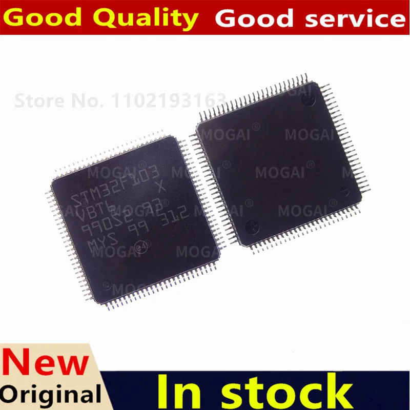 (1piece)New STM32F103VCT6 STM32F103VET6 STM32F103VBT6 STM32F103V8T6 VGT6 STM32F105V8T6 STM32F105VBT6 STM32F105VCT6 STM32F105RCT6