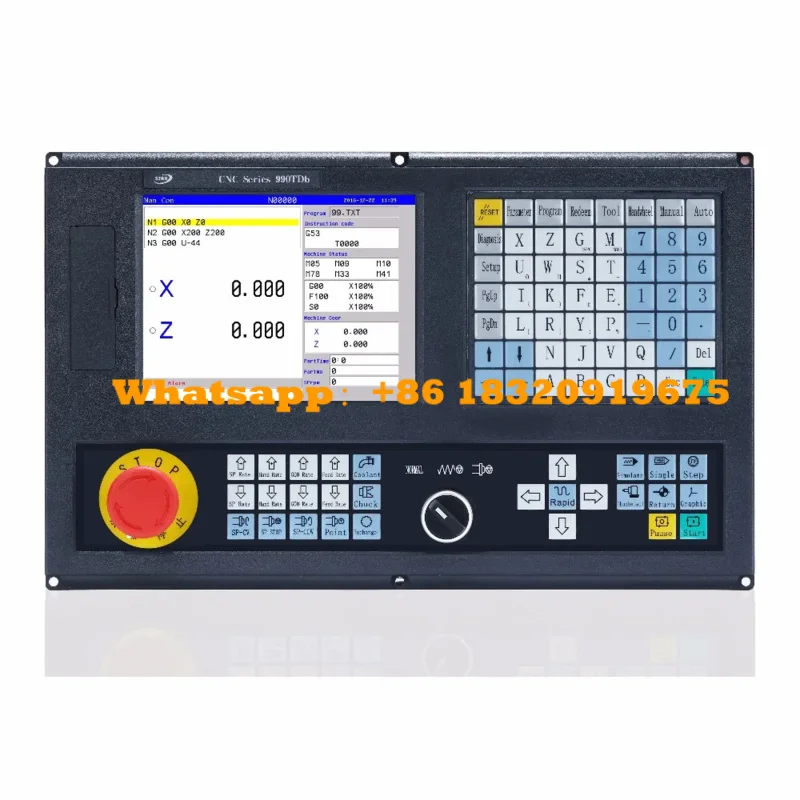 CNC Widely-use CNC990TDb-2 2Axis CNC Lathe&Turning Controller total solution support ATC, PLC and Macro function with USB