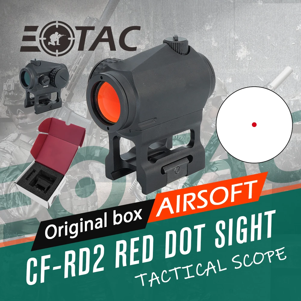 

2024 Ver Tactical Red Dot Sight CF-RD2 Gen II- 2 MOA Dot CF-RD2 With lower 1/3 co-witness mount