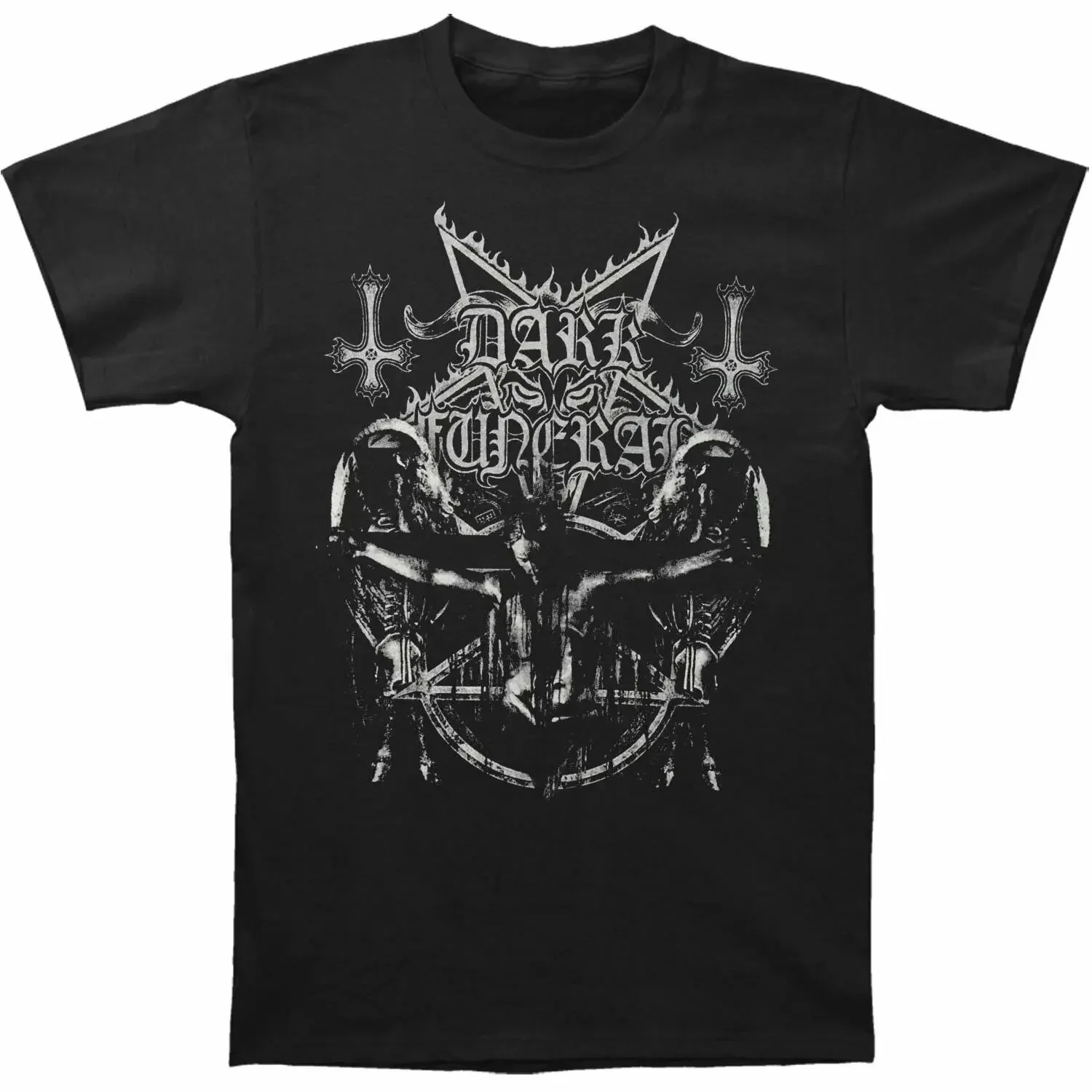 Authentic DARK FUNERAL Crucified Slim-Fit T-Shirt S NEW