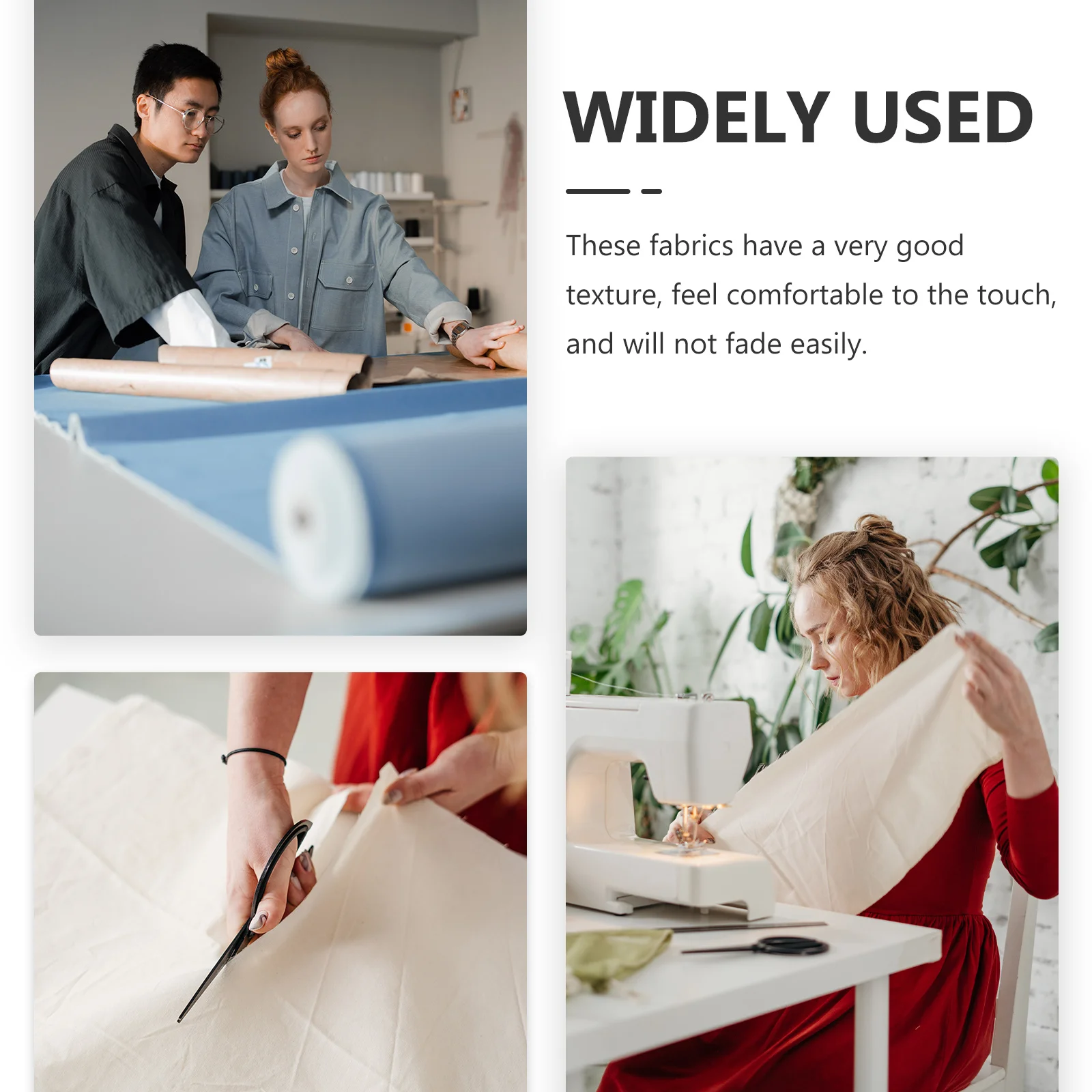 

1 Sheet Pure Color Polyester Fabric Soft Smooth DIY Sewing Cloth Craft Curtain Quilting Making Material Practical Sewing Sheet